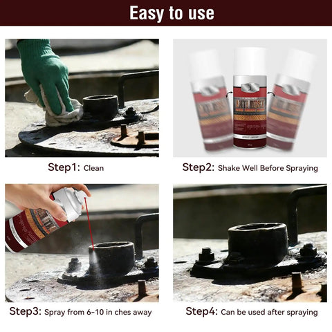 Rust Proof Lubricant Spray For Quiet Door Hinges Windows And Garage Doors With Extension Straw 30 Ounce Two Bottle Pack in use