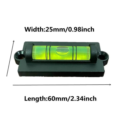4-Piece RV Bubble Spirit Level Set With Mounting Holes For RV Camper Travel Trailer Truck And Motorhome, close-up view