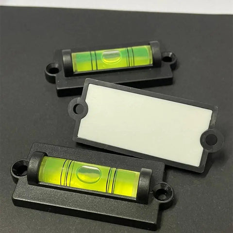 4-Piece RV Bubble Spirit Level Set With Mounting Holes For RV Camper Travel Trailer Truck And Motorhome, Easy Install Leveling Tool