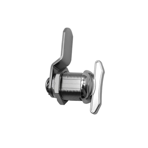Five Eighths Inch Thumb Operated Offset Cam Lock for RV Compartments and Camper Storage Doors Non Locking Thumb Turn.