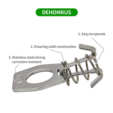 Close-up of stainless steel cam lock showing easy operation and corrosion resistance for 2 Pack RV Water Heater Latch Twist Cam Lock Replacement Parts For Camper RV Water Heaters, Door Latch Assembly, And Gas Bottle Cover, Durable Anti Corrosion Hardware.