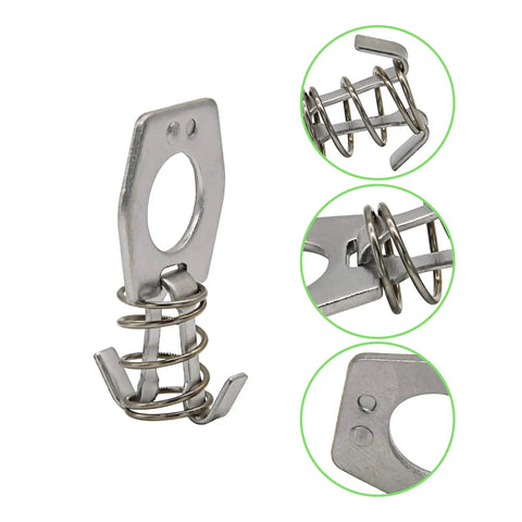Close-up of 2 Pack RV Water Heater Latch Twist Cam Lock Replacement Parts For Camper RV Water Heaters, Door Latch Assembly, And Gas Bottle Cover