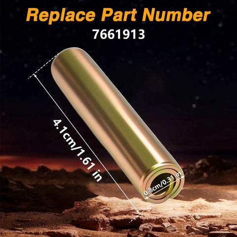 Upgrade Your Polaris RZR Driveshaft With Premium 65 Manganese Steel Spring Pin Roll Pin Ace, Replaces 7661913, Size Dimensions