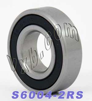 S6004-2RS Stainless Steel Bearing 20x42x12 Sealed - VXB Ball Bearings