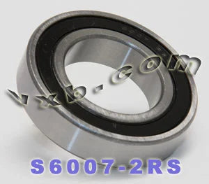 S6007-2RS Stainless Steel Bearing Sealed 35x62x14 - VXB Ball Bearings