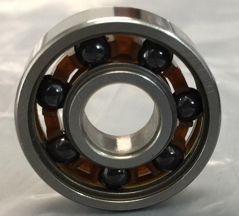 S608 Stainless Steel ABEC-5 CERAMIC Si3N4 Center Fidget Hand Spinner Bearing 8x22x7mm