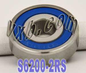 S6200-2RS Stainless Steel Bearing 10x30x9 Sealed - VXB Ball Bearings