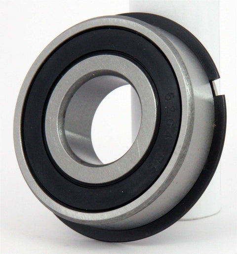 S6201-2RSNR Stainless Steel Bearing 12x32x10 Sealed With Snap Ring - VXB Ball Bearings