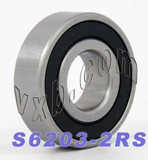 S6203-2RS Stainless Steel Bearing 17x40x12 Sealed - VXB Ball Bearings