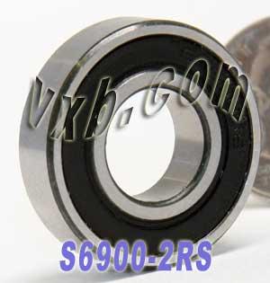 S6900-2RS 10x22x6 Bearing Stainless Steel Sealed - VXB Ball Bearings