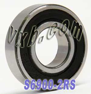 S6900-2RS Bearing 10x22x6 Stainless Steel Sealed - VXB Ball Bearings