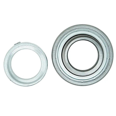 SA206-20 Insert Bearing With One And One Quarter Inch Bore Spherical Outer Diameter Eccentric Locking Collar And Lubrication Hole