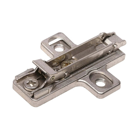 10 Pack Salice Screw On Domi Mounting Plate 2mm Frameless Cabinet Hinge Base Zinc Die Cast Compatible With Salice Hinge Systems