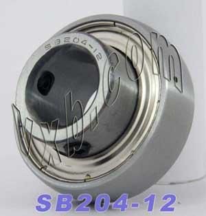 SB204-12 Bearing 3/4 inch Bore Insert Mounted Bearing