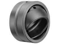 SB35A Spherical Bushing Single Metric High Carbon Steel Steel-on-Steel Non-Separable Bearing, Chromium-Plated Open Type