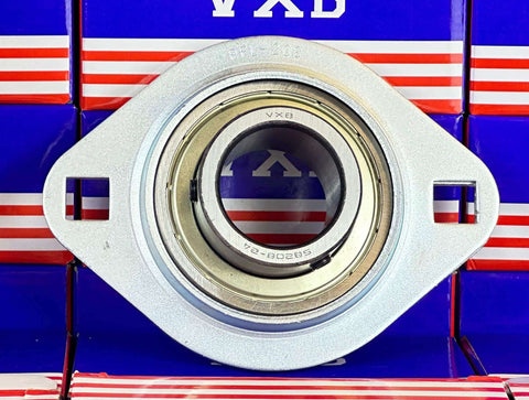 SBPFL208-24 Pressed Steel Bearing 2-Bolt 1-1/2" Flanged Mounted - Buy Bearings online - Fast US Shipping