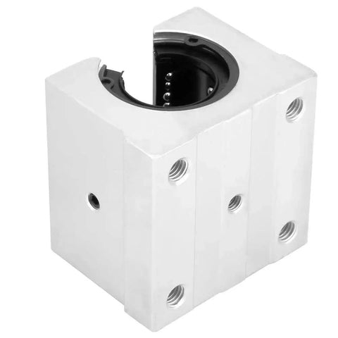 Open Type SBR30UU Linear Motion Bearing Slide Block for 30mm Rails, Aluminum Alloy Construction, close-up view