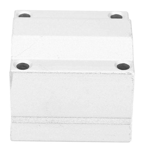 Front view of Slide Block, 2Pcs SC20UU 20mm Linear Motion Ball Bearing Slide Block Bushing CNC Linear Unit for High Speed Equipment