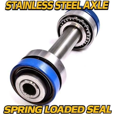 Heavy Duty Switch 2 Front Wheel Bearing Rebuild Kit With Axle Sleeve For Scag Lawn Mowers 43581 482621 482622 43584