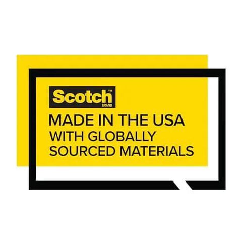 Scotch Heavy Duty Shipping Packing Tape With Dispenser, Made in USA with Globally Sourced Materials label