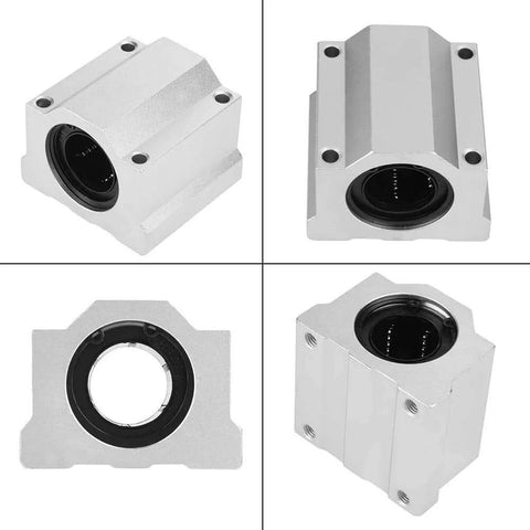 SCS30UU Ball Bearing Slide for CNC axis, aluminum alloy, smooth linear travel, anti-backlash, electronic equipment pneumatic, 1-pack