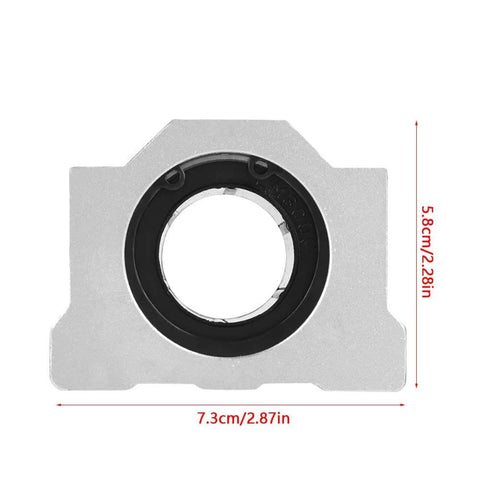 Front view of ✝️ Motion Ball Bearing Slide, Ball Bearing Slide, SCS30UU Mechanical Electronic with measurements shown.