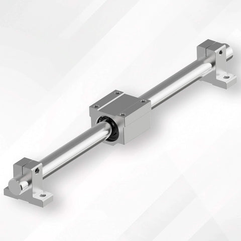 ✝️ 4 pcs scs6uu linear ball bearings, 6mm id×25mm length linear ball bearing aluminum slide block shown in smooth motion setup