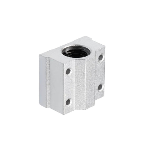✝️ Scs8uu linear ball bearing slide block units, 8mm bore dia (pack of 4), aluminum alloy, CNC and automation, side view