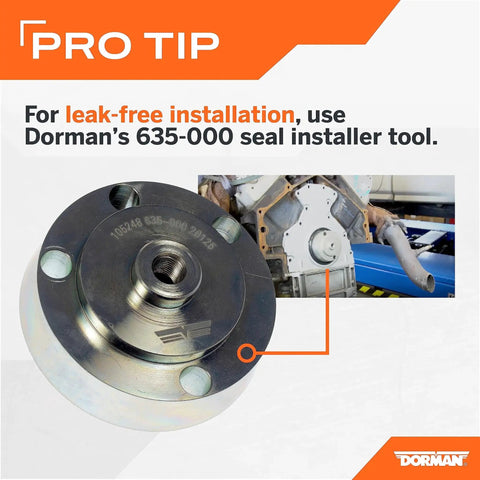 Engine Rear Main Seal Cover Kit With Gasket, Installation Hardware And Updated Seal Design For Superior Leak Prevention tool