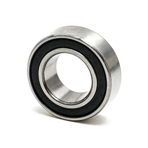 Sealed double row angular contact bearing 12x21x7mm for high speed, high load performance in industrial machinery; side view, 2-pack 3801B-2RS.
