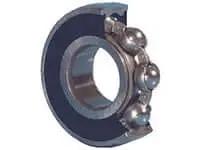 Cutaway view of Rollway 6019 2RS Radial Ball Bearing 95 mm Bore 145 mm Outside Diameter Sealed Straight Bore 52100 Bearing Steel