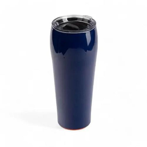 Officially Licensed 24 Oz Smart Grip Tumbler For Seattle Seahawks Fans With Spill Proof Tech That Grips Surfaces Prevents Tipping Keeps Your Drinks Cold And Game Day Ready, sleek dark blue design with lid