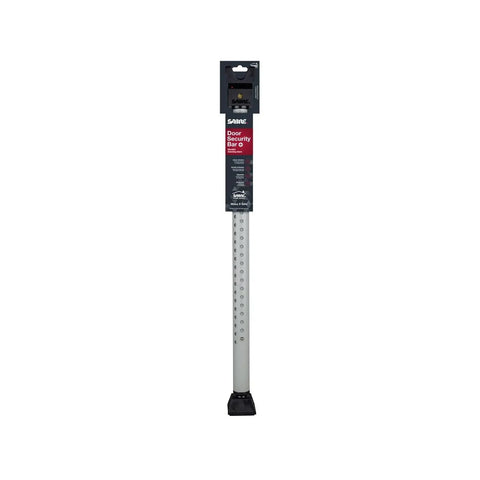 Adjustable Door Security Bar With Vibration Detecting Alarm And 115 Decibel Siren That Emits Up To 1100 Feet For Hinged And Sliding Doors