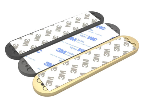 Self Adhesive Pull Handles 2 Pack Gold Finish For Cabinets Drawers Windows And Closets Easy Peel And Stick Installation