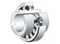 11208-TVH FAG Self Aligning Ball Bearings for Agricultural Equipment, metallic design, showing inner structure and ball placement.