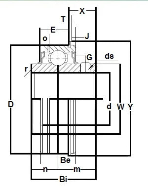 SER-23-ZSFF Bearing Insert Free Spinning 1 7/16 Inch - VXB Ball Bearings
