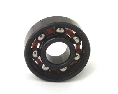 16-Pack 608B inline Roller Skate Black Open Bearings - Nylon Cage 8x22x7mm