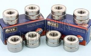 16-Pack inline Skates Sealed Smooth Ceramic Hybrid Bearing