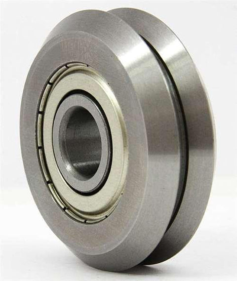 Set of 8 RM2ZZ 3/8 V-Groove Guide Bearing Shielded Vgrooved - VXB Ball Bearings