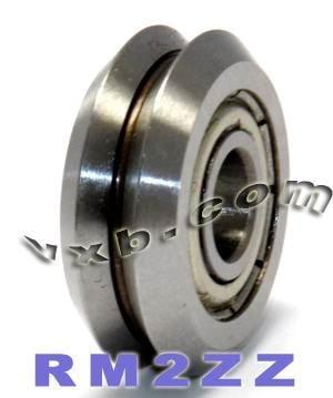 Set of 8 RM2ZZ 3/8 V-Groove Guide Bearing Shielded Vgrooved - VXB Ball Bearings