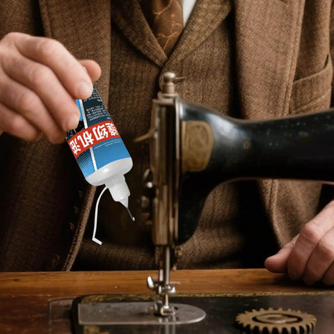 High Heat Multi Purpose Machine Oil For Commercial And Home Use applied to sewing machine