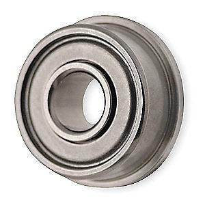 SFRW166ZZ Flanged Bearing Shielded 3/16" x 3/8" x 1/8" inches - VXB Ball Bearings