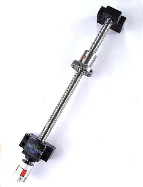SFU1204 Ball Screw CNC Kit Includes Nut End Supports BK BF10 And Coupler 12mm Diameter Lead 4mm 600mm Length for CNC precision