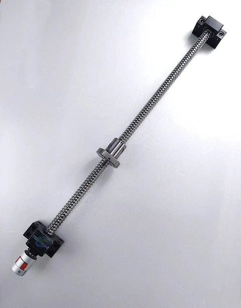 SFU1605 Ball Screw Assembly For CNC Machines 16mm Diameter 5mm Lead 600mm Length Includes Ball Nut BK BF12 End Supports