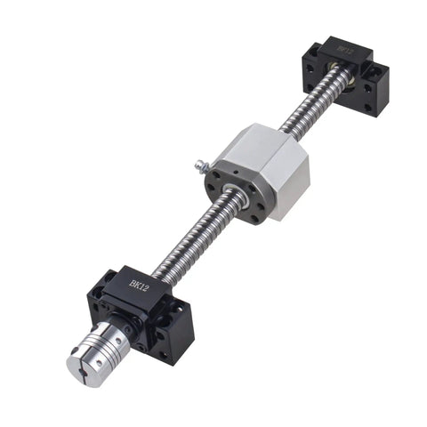 SFU1605 Ball Screw Kit 1200mm With Nut Coupler BK BF12 End Supports And Nut Housing For CNC Machines RM Compatible