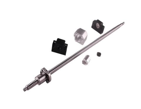 Ball Screws SFU1605 Set SFU1605 Rolled Ball Screw C7 End Machined with Ballnut, Nut Housing BK/BF12, and Coupler RM1605 Ballscrew(2800mm)