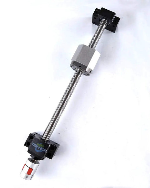 SFU2005 Ball Screw Kit with Nut, BK BF15 End Supports, Coupler, Nut Housing, 20mm Diameter, Lead 5mm, 450mm Length for CNC Machinery