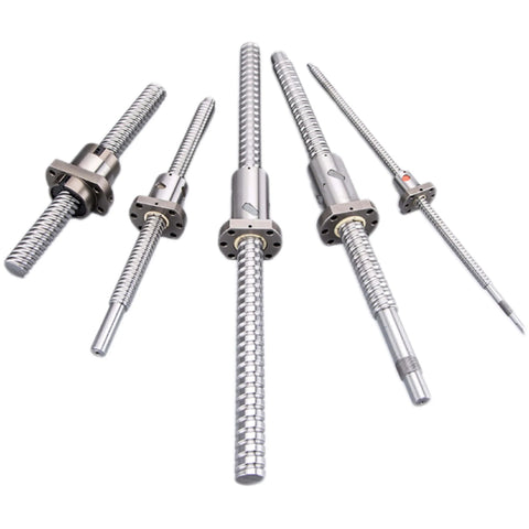 ✝️ SFU2510 Right-Hand Ball Screw Nut (10mm Lead), Bearing Steel Construction, 4-Ball Circuit Design, multiple sizes shown
