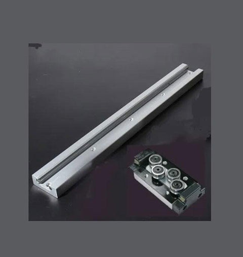 SGR15 13' feet Compact Linear Motion Guide Rail 13 Feet Long + SGB15UU-4 Bearing Block - VXB Ball Bearings