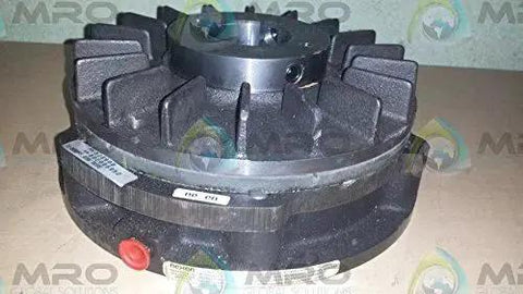 Compact shaft-mounted friction brake with a 1.938 inch bore and 1600 in-lbs torque at 80 psi on a table